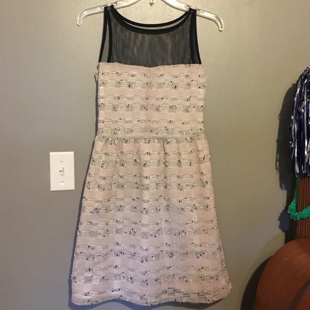 Bar III Black and Tan dress